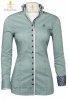 Koszula EMANUELA II damska - FIOR DA LISO - pine green check 